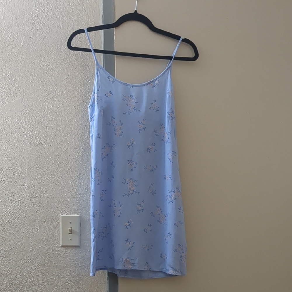 New Look Sky Blue Floral Dress